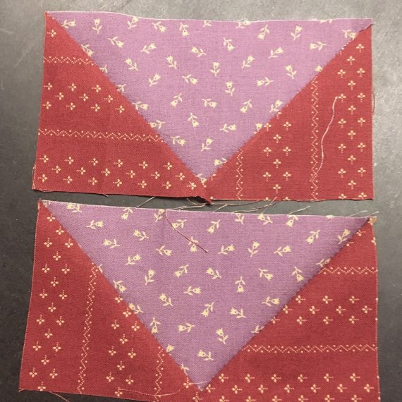 PATCHWORK DÉBUTANT 4 Le vol d'oie Atelier Patchwork & Point Compté